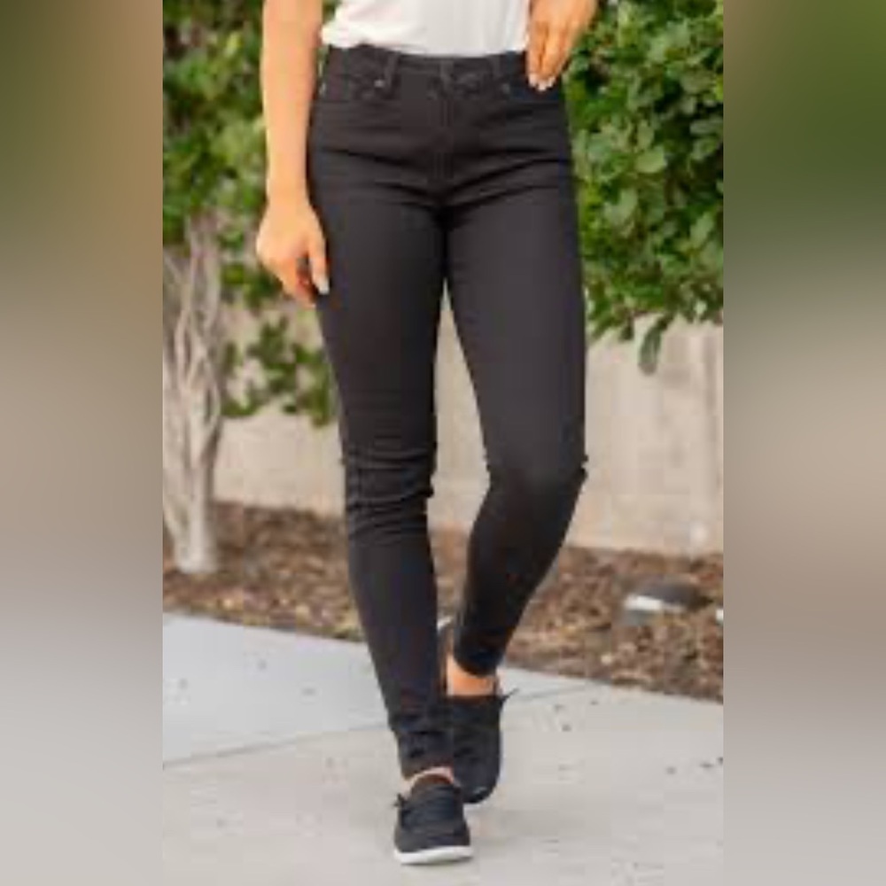 KanCan Black Stretch Denim Jeans Size 25